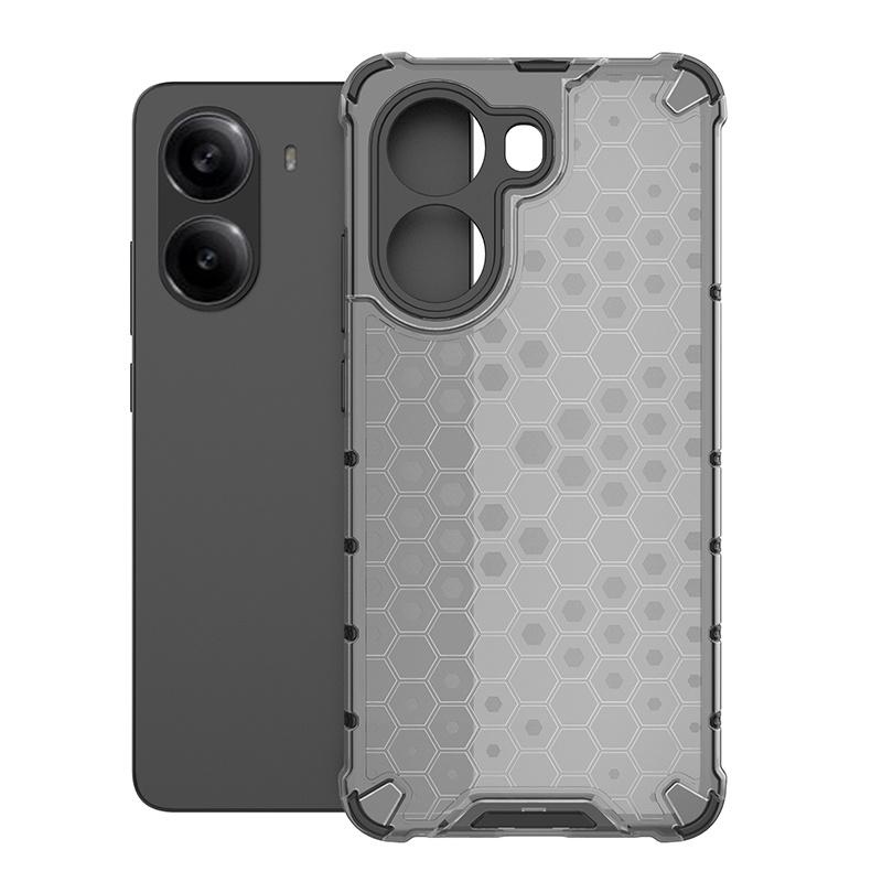 Honeycomb Style Armor Shockproof Case For Xiaomi Poco X7 Pro Redmi Turbo 4 5G TPU Frame Hard Plastic 2 in 1 Phone Cover Fundas