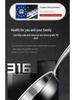 Universal German 316 Stainless Steel Non-Stick Frying Pan for Induction & Gas Stoves