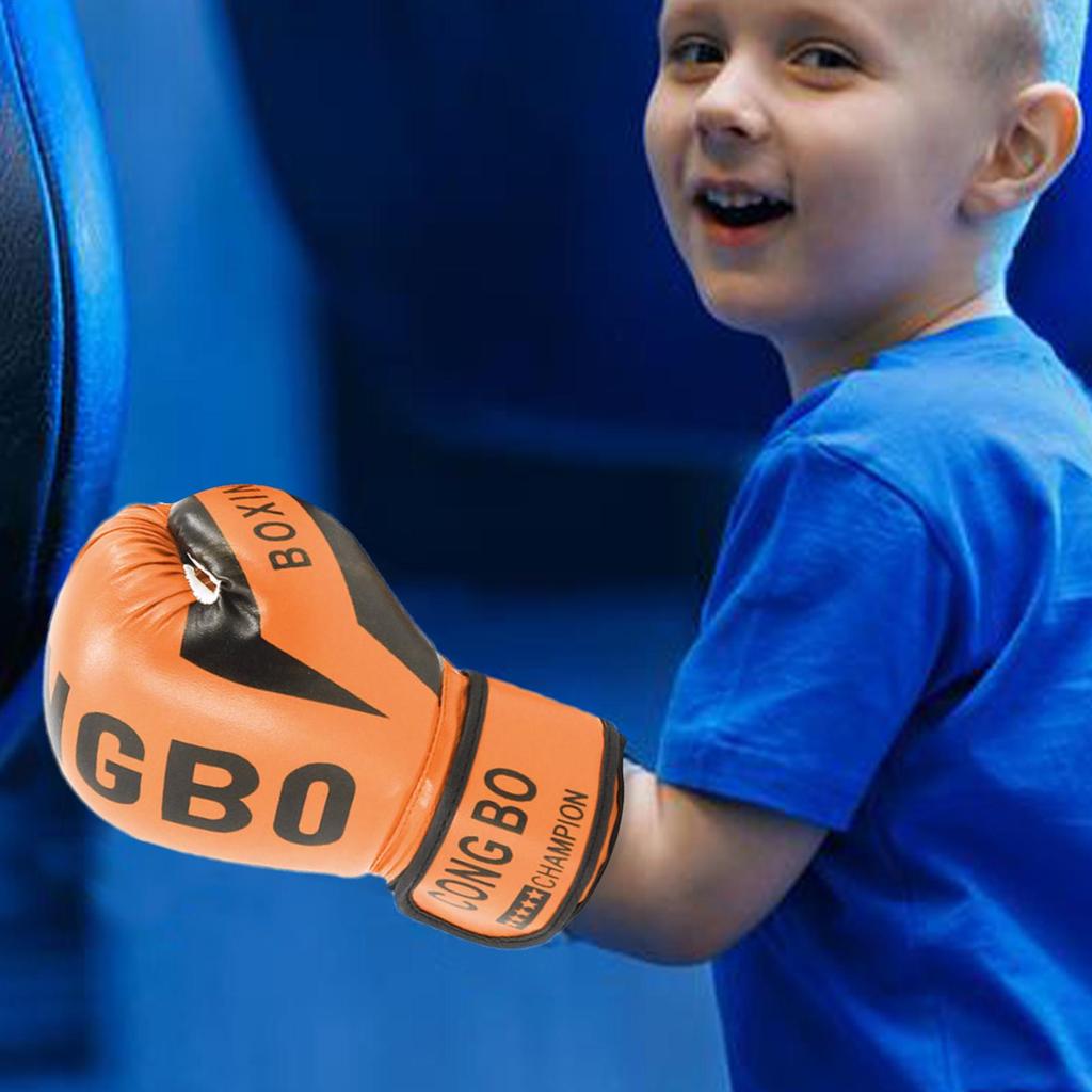 Boxing Training Gloves Child Punching Gloves Breathable Safe Sparring & Training Gloves for Boxing Kickboxing Thai Accessories