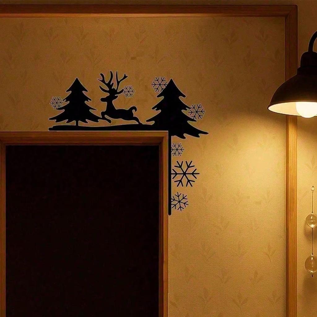 Christmas Wall Decoration Snowflake Door Hanging for Holiday Home Decor