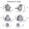 Ornament Mould Flexible Silicone Mold for Office Decoration Miniature Clock Shaped Desktop Embellishment Making Molds