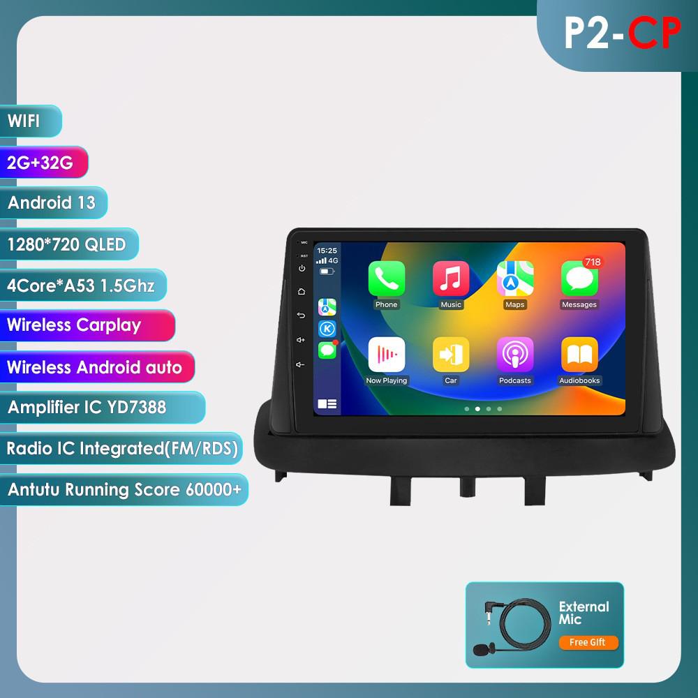 9" Large Screen Android GPS Navigation for 08-14 Megane 3 - Intelligent All-In-One Car System