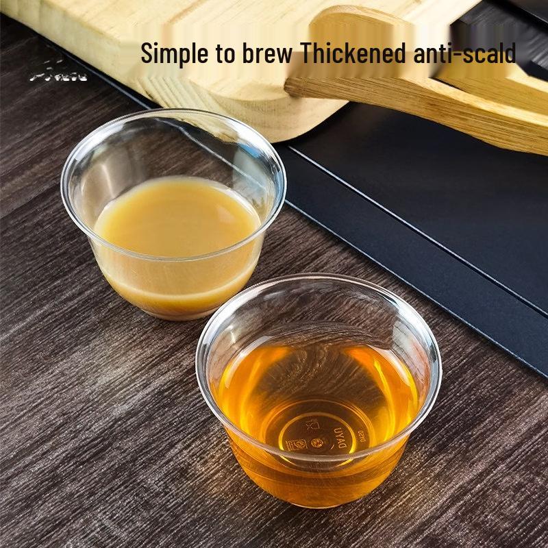 Xihe Thickened Disposable Kung Fu Tea Cups with Holder