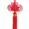 Happy Snake Year Spring Festival Bonsai Decor with Double Tassel Chinese Knot Pendant