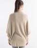 Wool Striped Batwing Sleeve Cardigan Women's Knit Shawl Loose Cloak Sweater Coat