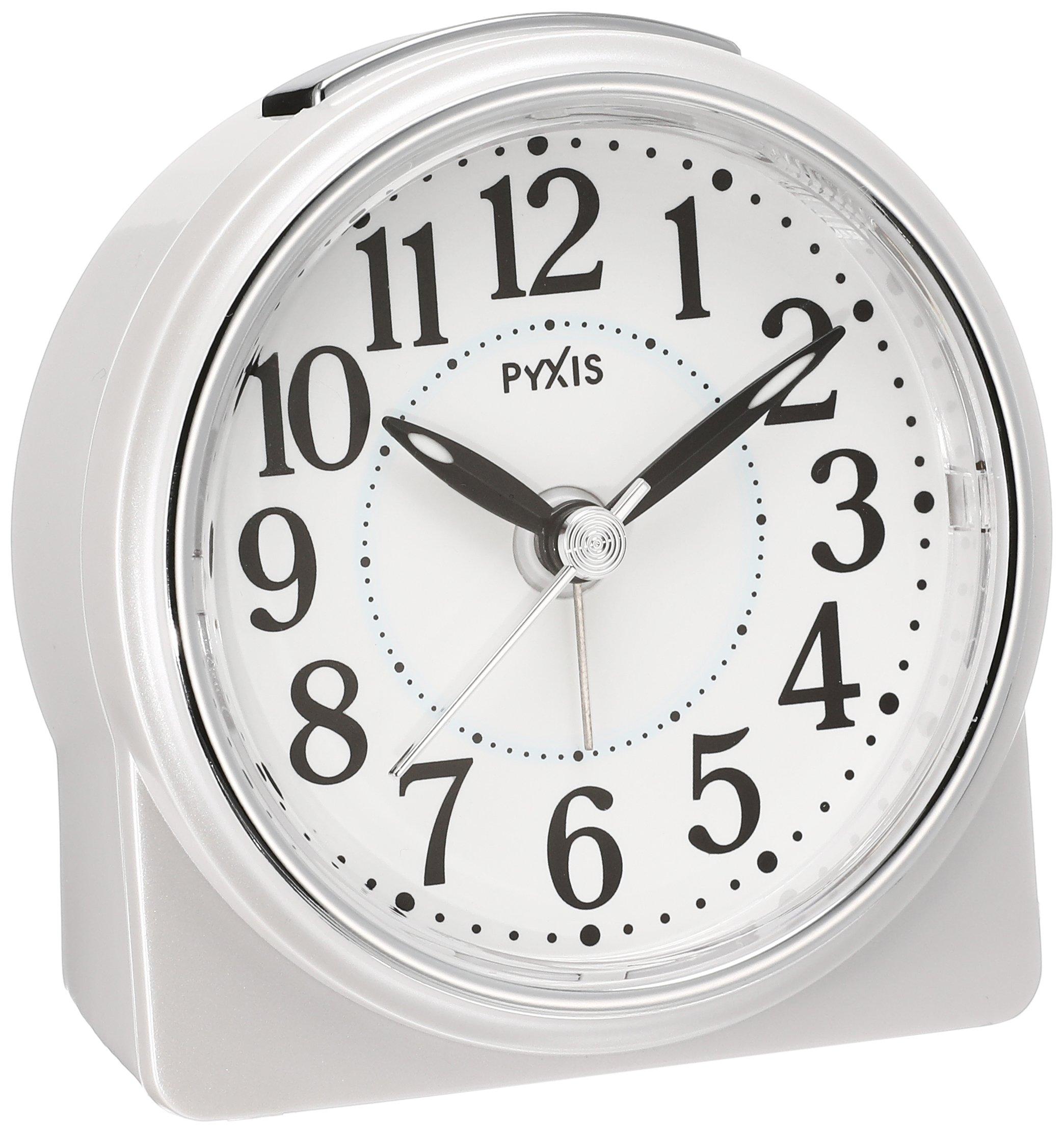 

Часы-будильник Seiko аналоговые PYXIS белый жемчуг NR439W SEIKO белый