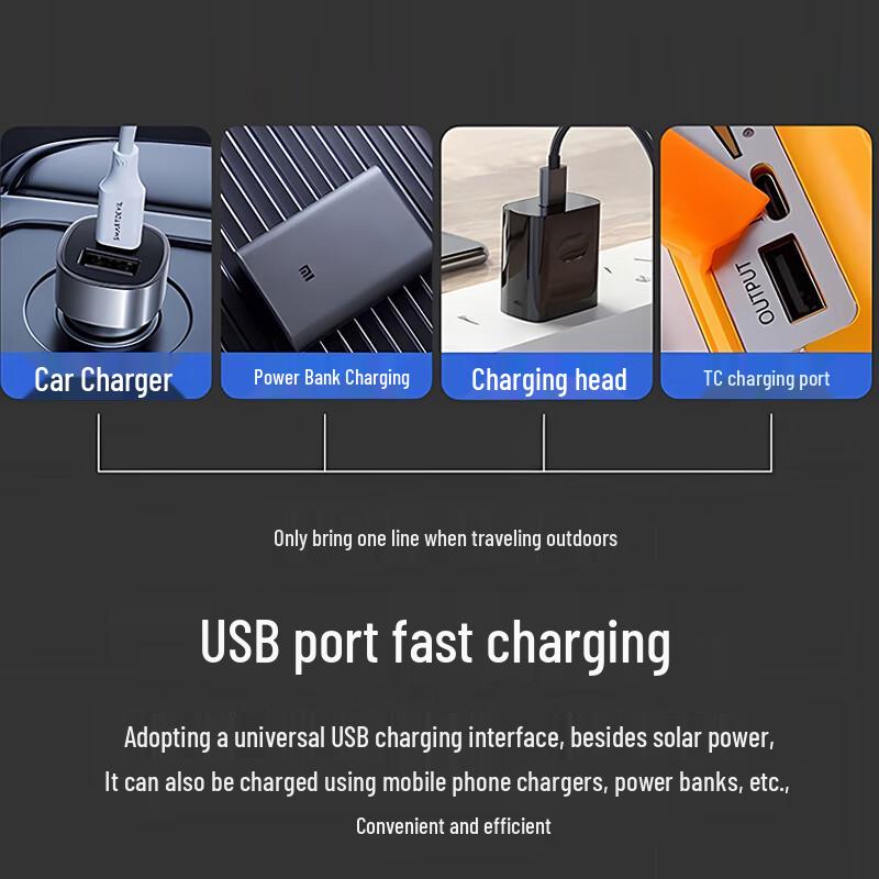 Magic Color Solar & USB Portable LED Lantern