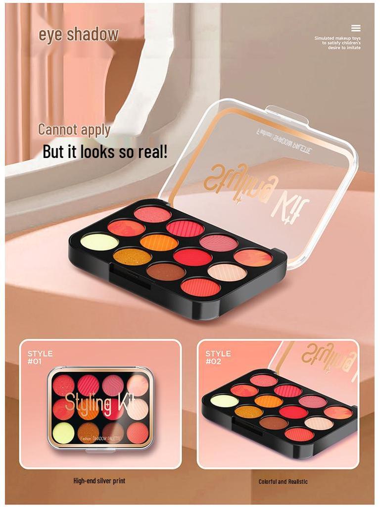 Princess Makeup Toy Set for Girls - Complete Children's Cosmetic Simulation Kit