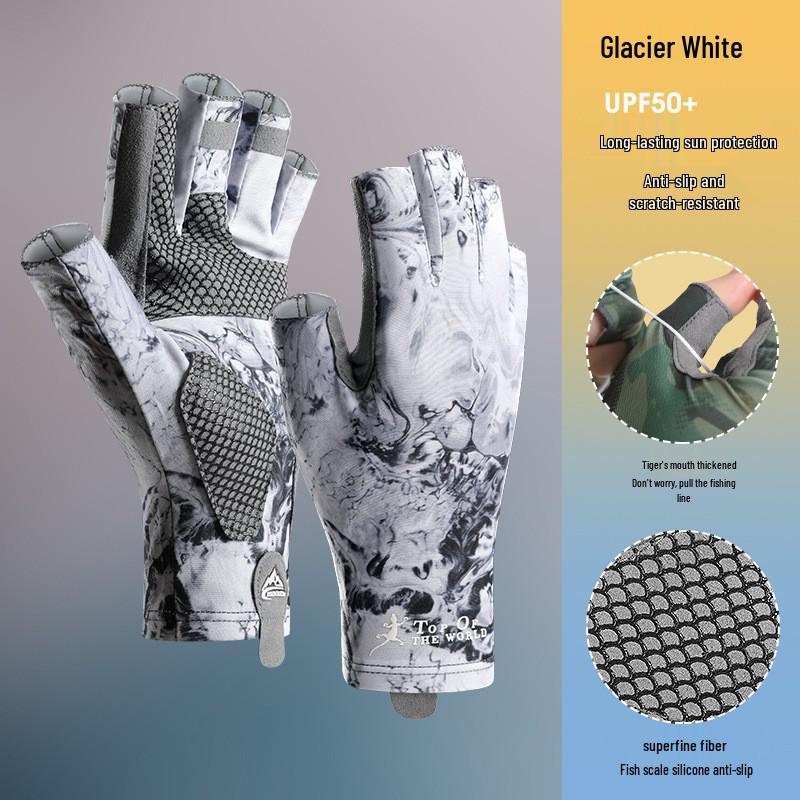 

Осенне-зимние нескользящие рыболовные перчатки - Теплые, износостойкие, на флисовой подкладке, без пальцев, сенсорные DB68. XL