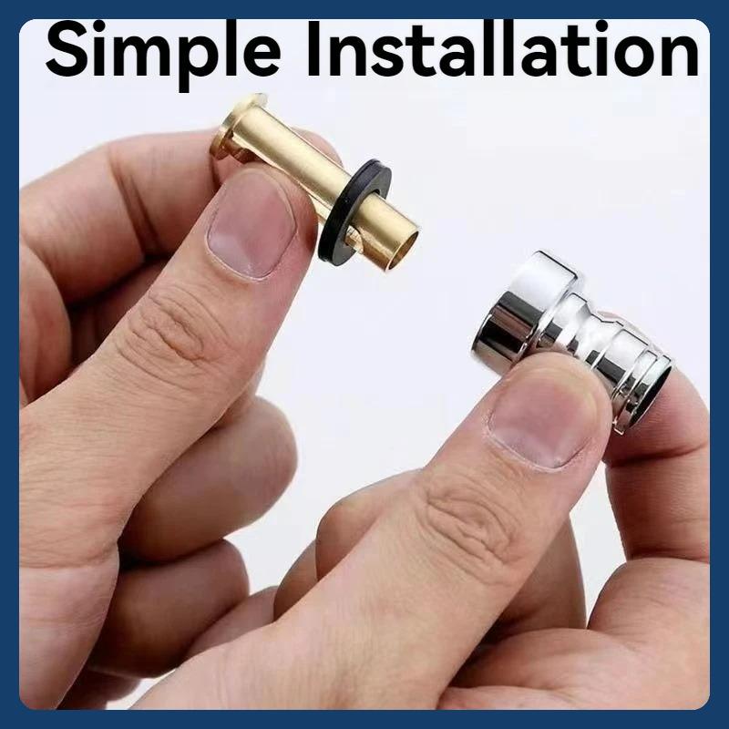 Washing machine faucet anti drop automatic water stop nozzle 4-point water stop joint water stop rod 6-point washing machine wat