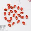 Ceramic Loose Beads Chinese Red Beads Handmade DIY Necklace Loose Beads Accessories