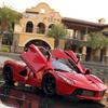 AAYG1 1:24 Laferraris Alloy Sports Car Model Diecasts Metal Toy Racing Vehicles Car Model Simulation Sound Light Collection Kids Gifts