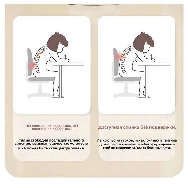 Children's study chair Primary school students correct sitting posture adjustable lifting seat Homework work chair