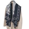 130 beard removal square scarf spring and summer fashion silk scarf retro women's high-end printing outer shawl