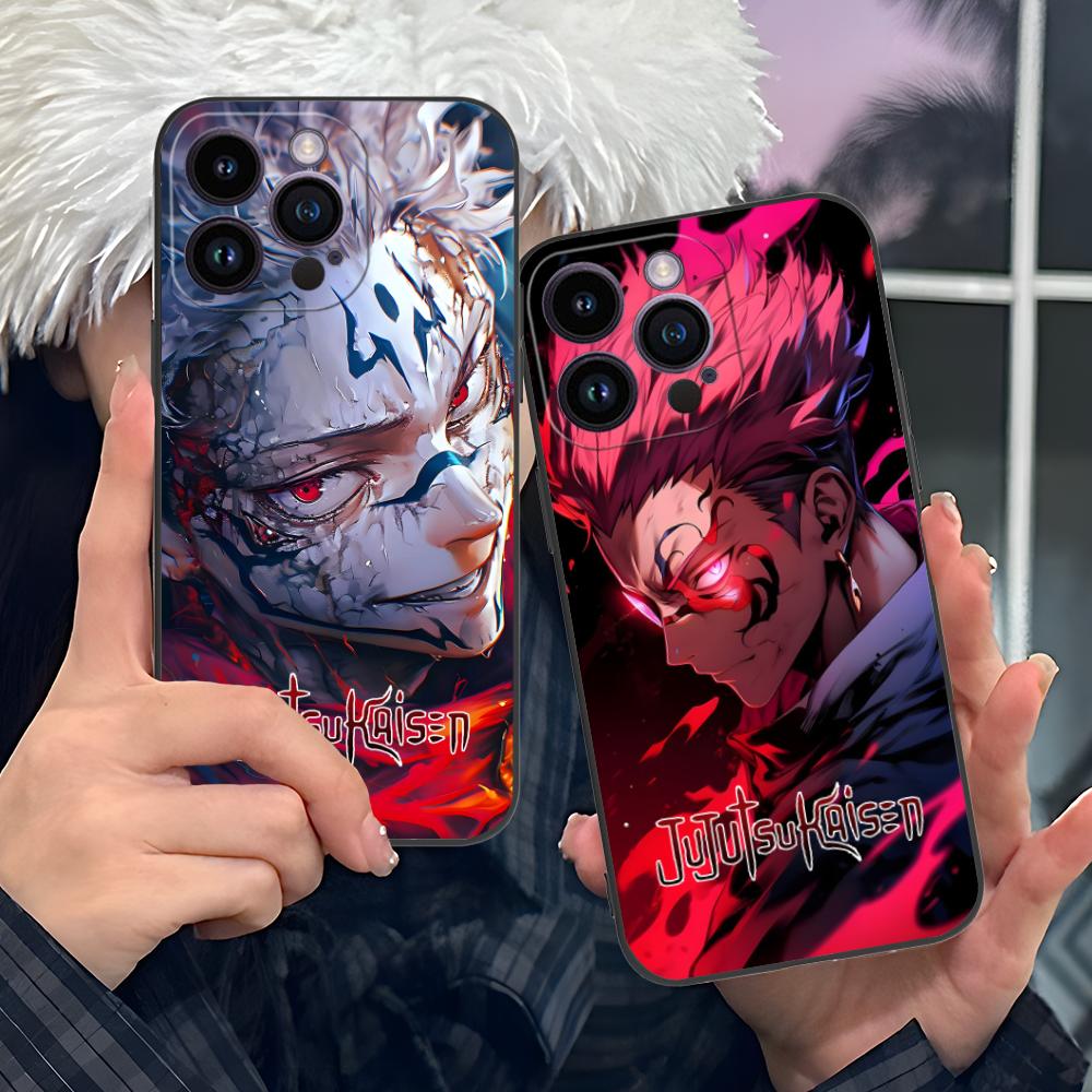 Jujutsu Kaisen Sukuna Mobile Phone Case for iPhone 17 16 15 14 13 12 11 X XR XS 8 7 Air Pro Max Plus Mini Colorful Cover Pretty