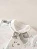 Pure Cotton Baby Romper: Spring/Autumn, Snap Crotch, Unisex, Class A