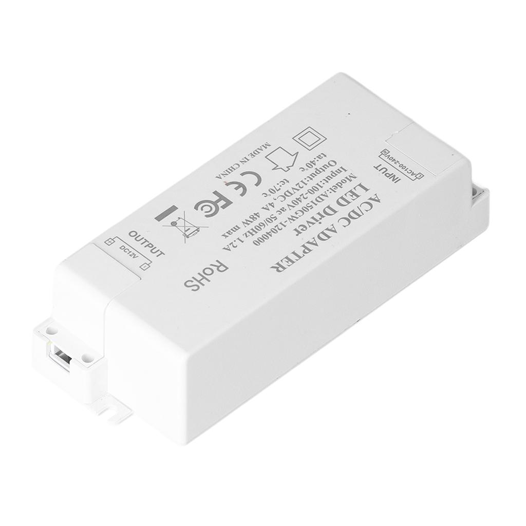 LED Driver DC12V 4A 48W LED Transformer Lamp Power Supply Transformer for Home AC100‑240V
