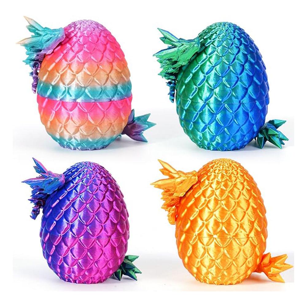 3D Printed Dragon Egg Ornament - Trendy Children's Toy Set
