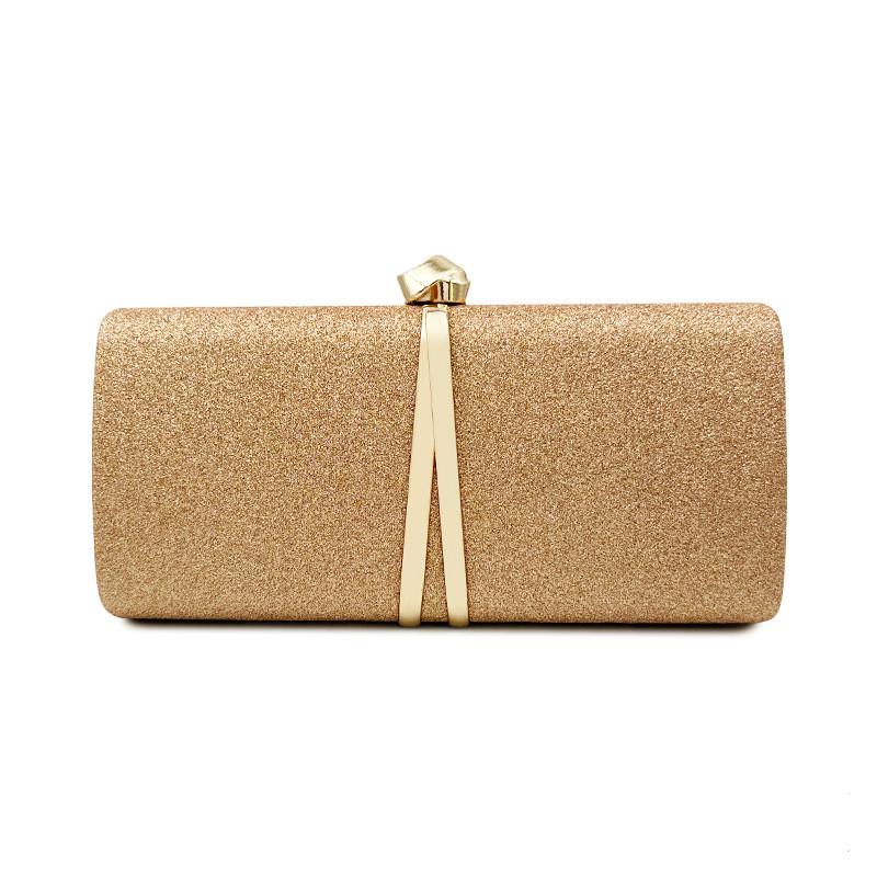 2026 Elegant Fashion Women's Shiny Evening Box Bag Luxury Wedding Party Glitter Dinner Handbag Lady Prom Dress Crossbody Bag