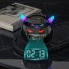 Sevimli Çalar Saat Bluetooth Hoparlör LED Dijital TF Çift Alarmlı Saat Hoparlör Ev Dekorasyonu Çocuk Odası Uyku Masa Saati