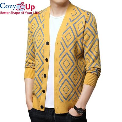 Cardigan Men Sweater Classic Cashew Flowers Sweaters Coat Knitted Outerwear