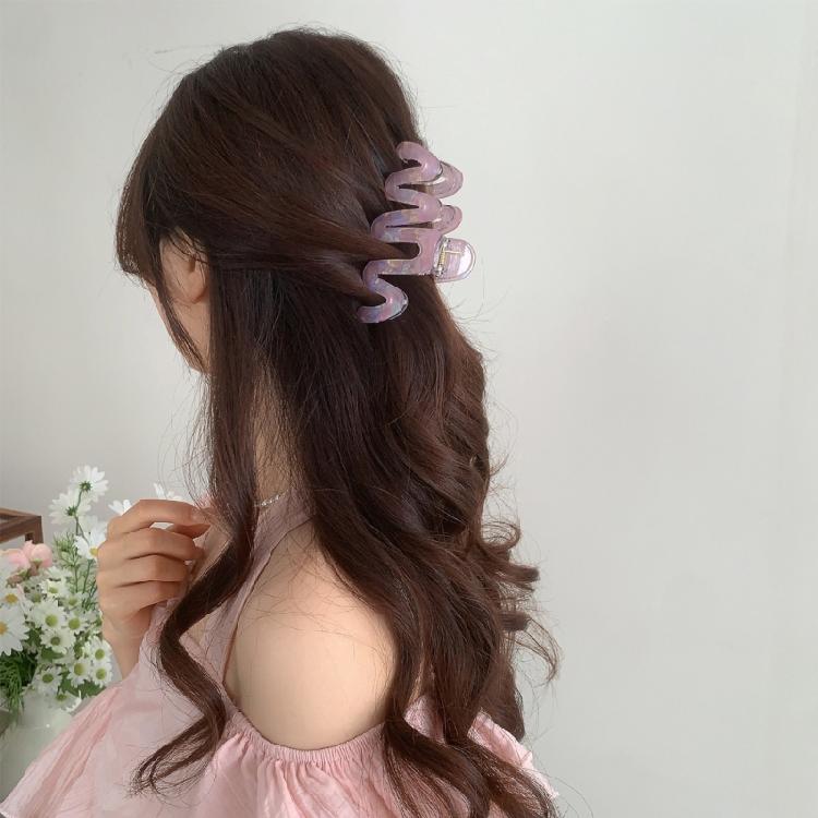 Modern Nacreous Hair Claw Clip Lightweight Design For Active Lifestyles Women Men