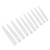 10pcs Professional Long Pointed Nail Tip Home Salon Fake False Nail Set Manicure Tool