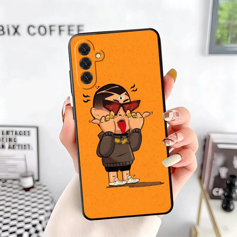 Bad Bunny Heart Soft Phone Case for Samsung A17 A37 A57 A16 A26 A36 A56 A15 A25 A35 A55 A14 A24 A34 A54 A13 A23 A33 A53 A52 A12