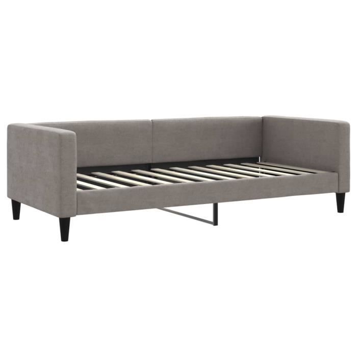 VidaXL Taupe Daybed 90x200 Cm Fabric 353986