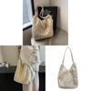 Lace Tote Bag With Magnetic Closure For Casual Daily Use