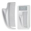 SALONIA Glossy Care Metal Guasha Comb, Hair Comb, Hair Brush, Bangs, Beautiful Hair, Gift, Silver