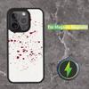 HALLOWEEN BLOODY SPLATTER Phone Case For iPhone 17,16,15,14,13,12,11,Pro,Max,Plus,Mini,SE Magsafe Magnetic Wireless Charging