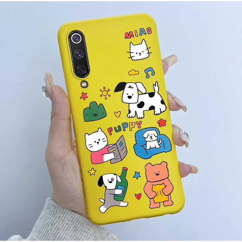 For Xiaomi Mi 9 SE Case Cute Cartoon Panda New Patterned Silicone Matte Soft Protection Cover For Xiaomi Mi 9 Mi9 SE Phone Cases