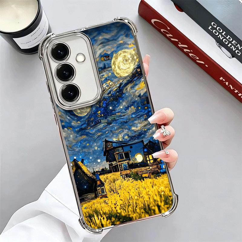 

Starry Night Van Gogh Art Soft Phone Case For Samsung A17 A27 A07 A37 A57 A16 A56 A15 A55 A14 A54 A13 A53 A26 A36 A25 A35 A24 A3 Samsung A04S