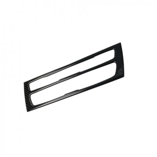 Interior AC CD Panel Cover Trim For BMW F20 F20 1 Series 118i 120i Carbon Fiber