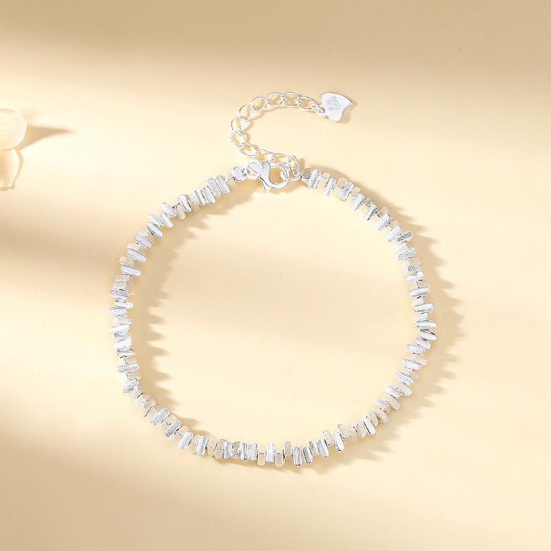 999 Silver Coins, A Few Pairs of Bracelets, Pure Silver, Niche Design, Antique Style Instagram Versatile Bracelet, Geometric Best Friend