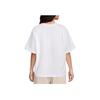 Nike Sportswear Logo Print Loose Fit Short Sleeve T-Shirt Women Tops White FJ2714-100