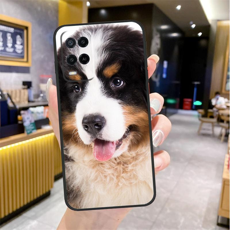 Bernese Mountain Dog Case For Oppo A98 A18 A38 A58 A78 A60 A80 A40 A96 A76 A16 A94 A74 A54 A15 A17 A57 A77 A5 Pro