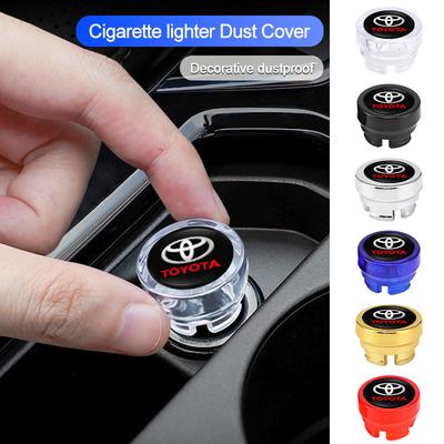 Car Cigarette Lighter Cover Button Protective Case Dust Cap For Corolla Yaris Auris Rav4 Land Cruiser CHR Crown Sequoia CR5