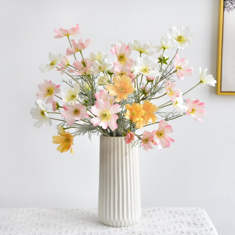 60CM Velvet Sanger Flower Artificial Persian Chrysanthemum Silk Flower Home Living Room Decoration Ornament