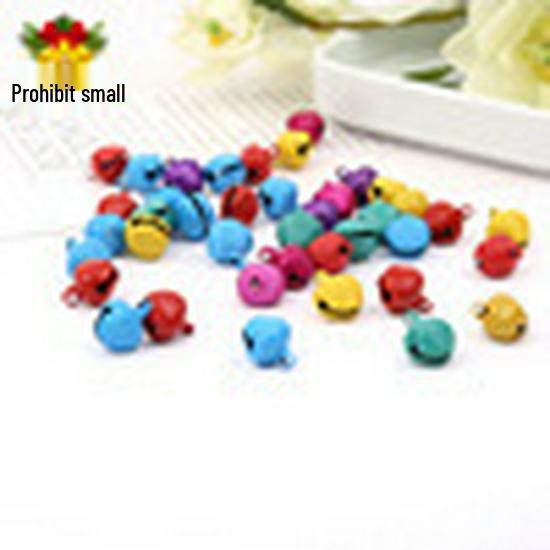 Colorful Metal Retro Christmas Bell Pet Jewelry Accessories