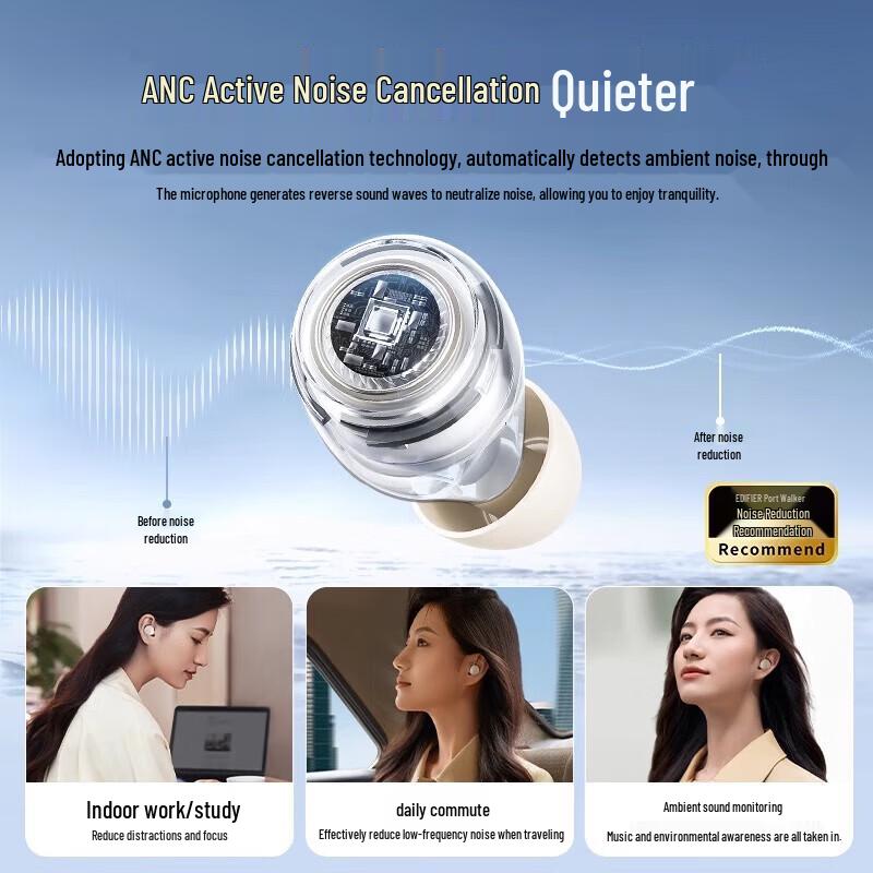 Edifier X3 Pro True Wireless Active Noise Cancelling Earbuds