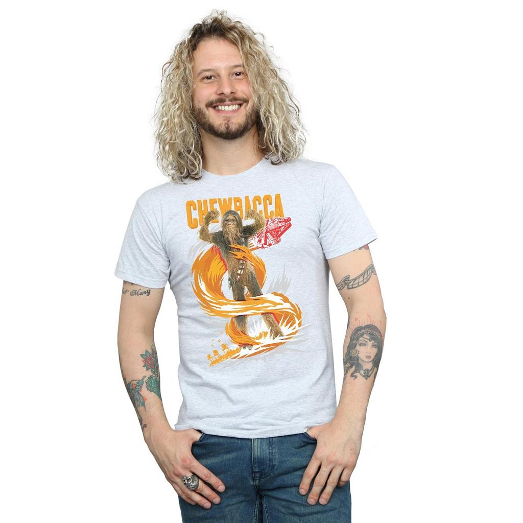 STAR WARS Mens Chewbacca Gigantic T-Shirt