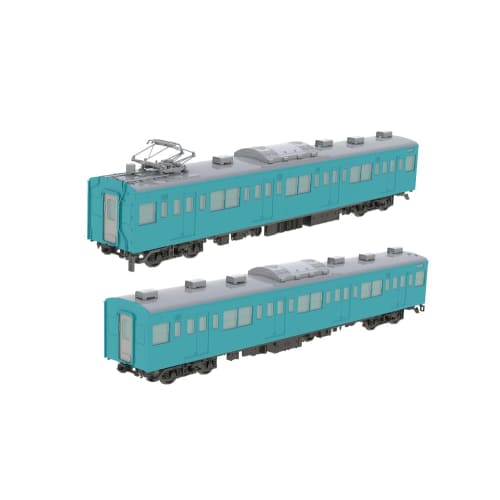 PLUM 1/80 Scale JR East 201 Series DC Electric Car Keiyo Line Moha 201 & Moha 200 Display Model, Unpainted Assembly Plastic Kit, PP132