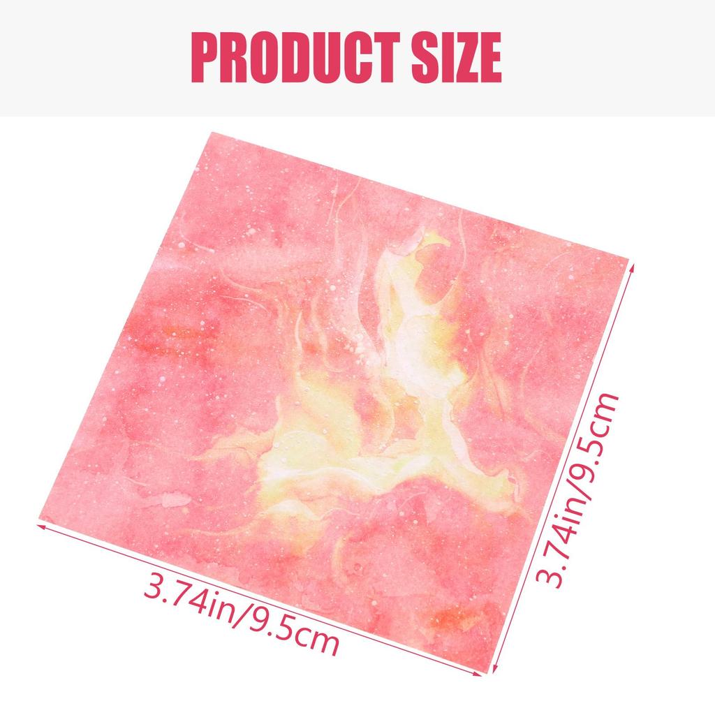 Ciieeo Large Origami Paper Cute Watercolor and Starry Sky 400 Large Easy To for Origami Paper and DIY Craft and Blue Set, Double-Sided, Patterns,