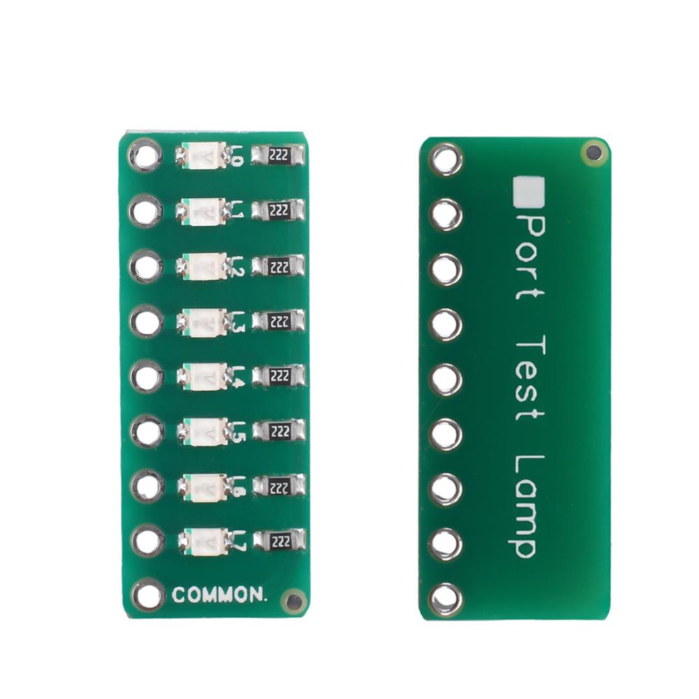 5PCS 8-segment LED Port Test Light Indicator Running Water Port Test Lamp Red Green and Blue Colors Optional