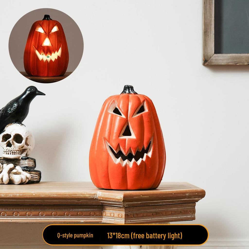 Halloween Large Pumpkin Lantern: Festive Decor for Doorways, Bars, and Shops