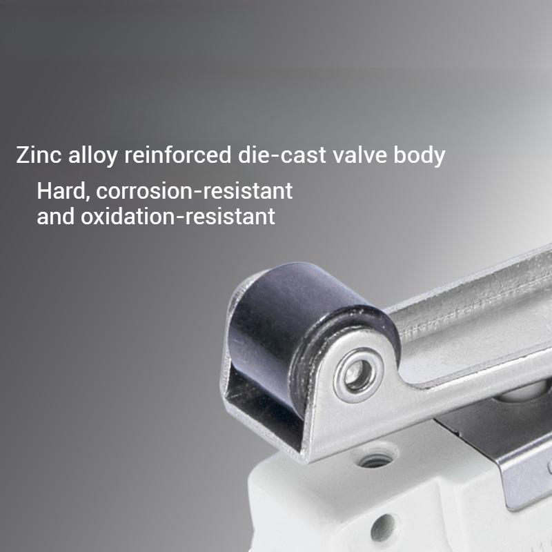 Pneumatischer Schalter Zwei-Positionen Drei-Wege Mechanisches Ventil Rollen Handbetätigte Ventile VM131-01-01A