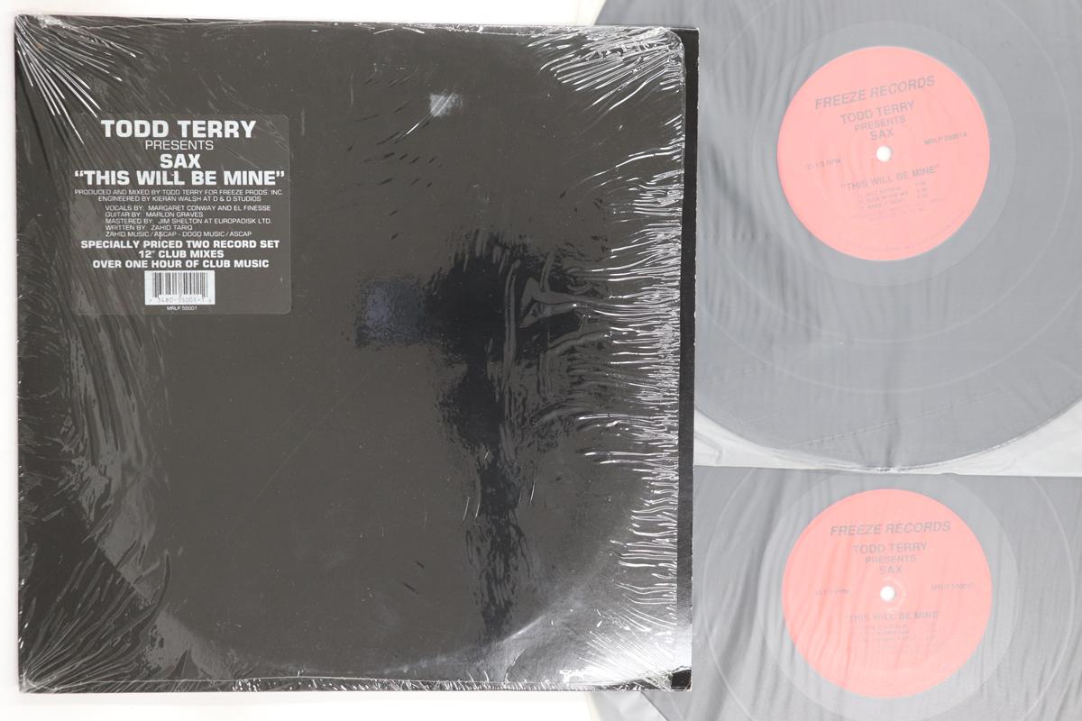 

12inch Record TODD TERRY SAX This Will Be Mine MRLP55001 Freeze Records 1991 US Dance Electronica Used