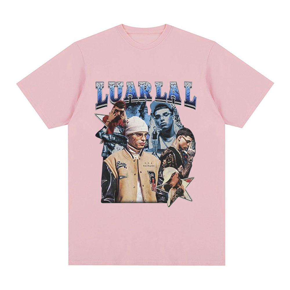 Rapper Luar La L L3TRA Graphic T Shirts Men's Fashion Vintage Short Sleeve T-shirts Cotton Casual Oversized T-shirt Streetwear